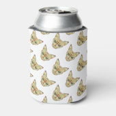 Suiker schedel - ontwerp van het Tattoo Blikjeskoeler (Blikje Achterkant)