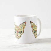 Suiker schedel - ontwerp van het Tattoo Koffiemok (Voorkant rechts)