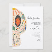 SUIKER schedel PARTY UITNODIGING (Voorkant)