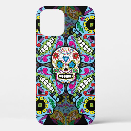 Suiker Schedel Patroon Case-Mate iPhone Case (Achterkant)