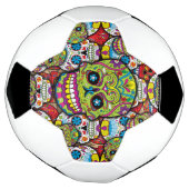 Suiker Schedel Patroon Voetbal (Gedraaid)