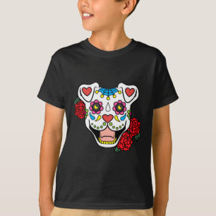 Suiker Schedel Pitbull Kleding Mannen Vrouwen Cade T-shirt