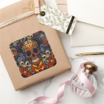 Suiker Schedel Pompoen Feest, Calavera