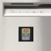 Suiker Schedel Psychedelische Zon Retro Surf Oceaa Magneet (Insitu (Vaatwasser))