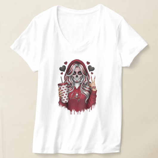 Suiker Schedel Straatkoningin 🔥 T-shirt (Laagn)