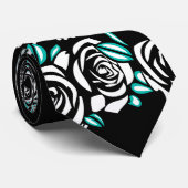 Suiker schedel stropdas (Opgerold)