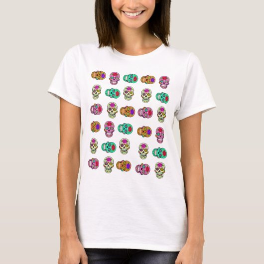 Suiker Schedel T-Shirt (Voorkant)