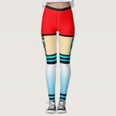 Suiker Schedel Tattoo Leggings (Voorkant)