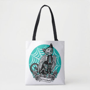 Suiker schedel tote bag