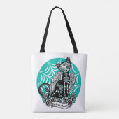 Suiker schedel tote bag (Achterkant)
