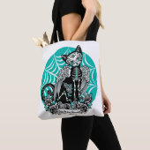 Suiker schedel tote bag (Dichtbij)