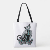 Suiker schedel tote bag (Achterkant)