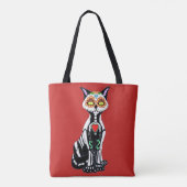 Suiker schedel tote bag (Achterkant)