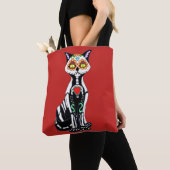 Suiker schedel tote bag (Dichtbij)