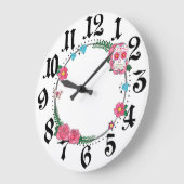 Suiker schedel WreatWall klok (Hoek)