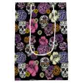Suiker Schedels & Bloemen Medium Cadeauzakje (Achterkant)
