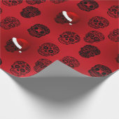 Suiker Schedels Cadeaupapier (Hoek)