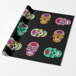 Suiker Schedels Cadeaupapier