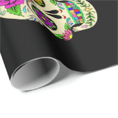 Suiker Schedels Cadeaupapier (Rol Hoek)