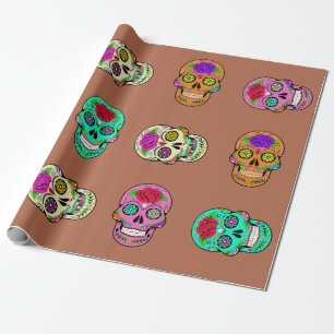 Suiker Schedels Cadeaupapier