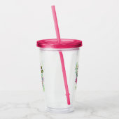 Suiker Schedels en Rozen Acryl Drinkbeker (Links)