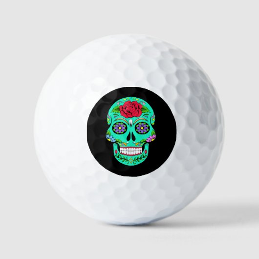 Suiker Schedels Golfballen (Voorkant)