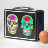 Suiker Schedels Metalen Lunchbox (In situ)