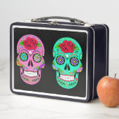 Suiker Schedels Metalen Lunchbox (In situ)