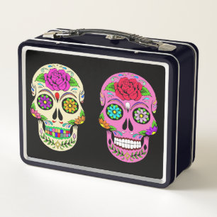 Suiker Schedels Metalen Lunchbox