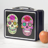 Suiker Schedels Metalen Lunchbox (In situ)
