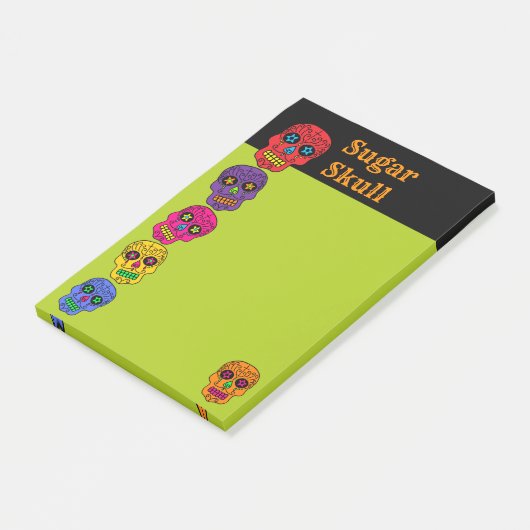 Suiker Schedels Post-it® Notes (Schuin)
