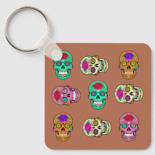 Suiker Schedels  Sleutelhanger