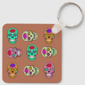 Suiker Schedels  Sleutelhanger (Achterkant)