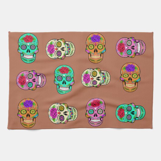 Suiker Schedels  Theedoek (Horizontaal)