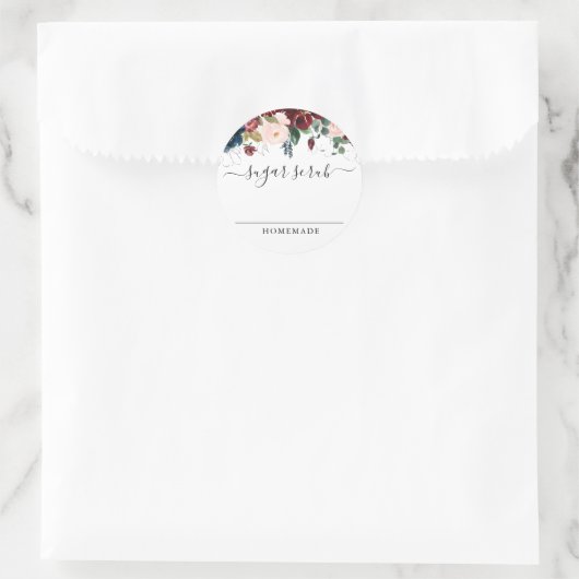 Suiker scrub label (Tas)