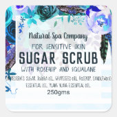 Suiker scrub label (Voorkant)