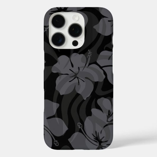 Suiker Shack Hawaiian Hibiscus Black Case-Mate iPhone Case (Achterkant)