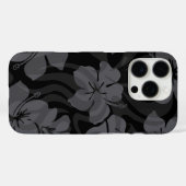 Suiker Shack Hawaiian Hibiscus Black Case-Mate iPhone Case (Achterkant (horizontaal))