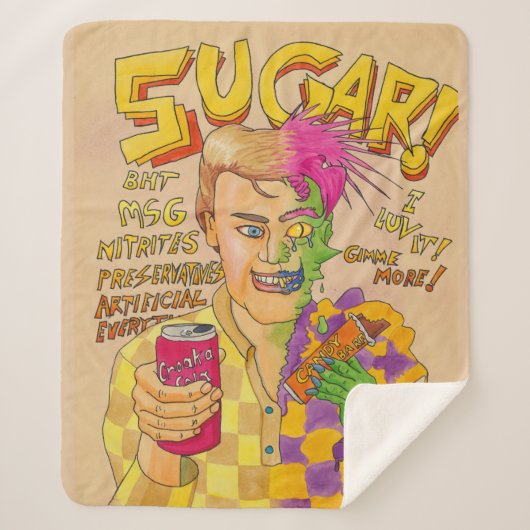 Suiker! Sherpa Deken (Voorkant)
