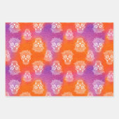 Suiker Sinaasappel Paarse Waterverf Inpakpapier Vel (Voorkant 2)