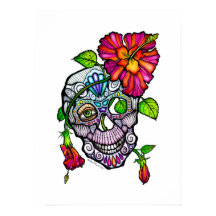 SUIKER SKELET & BLOEM 18"X24"