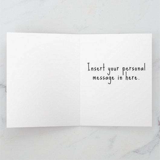 Suiker Skull Dia de La Muerte Halloween Verjaardag Bedankkaart (Binnen)