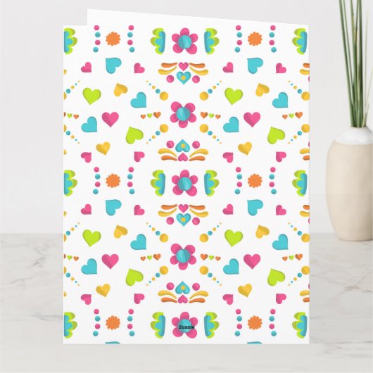 Suiker Skull Dia de La Muerte Halloween Verjaardag Bedankkaart (Achterkant)