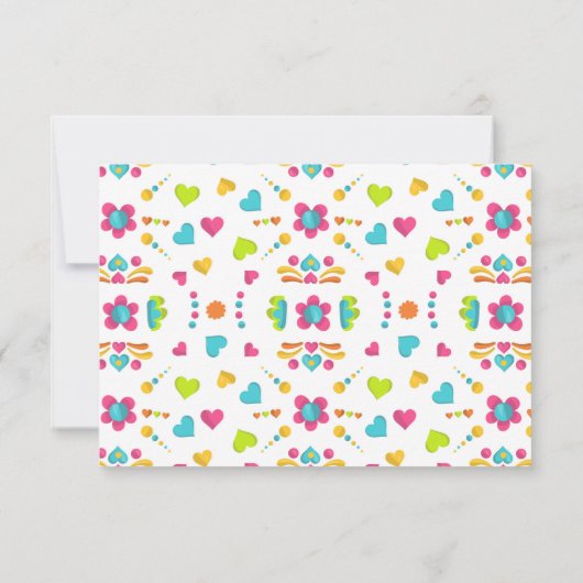 Suiker Skull Dia de La Muerte Halloween Verjaardag Bedankkaart (Achterkant)