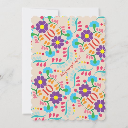 Suiker Skull Dia de los Muertos Dag van de Doden Kaart (Achterkant)