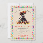 Suiker Skull Dia de los Muertos Dag van de Doden Kaart (Voorkant)