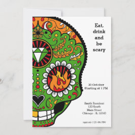 Suiker Skull-feest Kaart