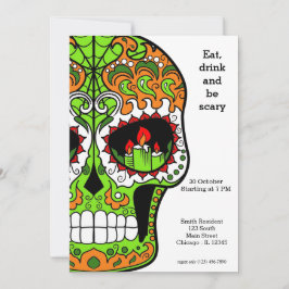 Suiker Skull-feest Kaart
