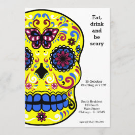 Suiker Skull-feest Kaart