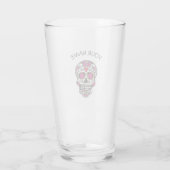 SUIKER SKULL GLASS PINT GLAS (Achterkant)